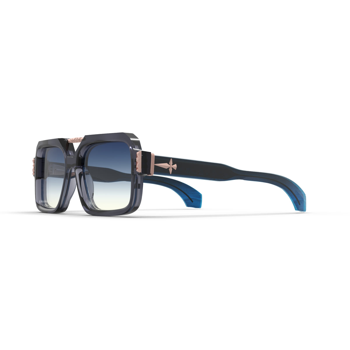 MAGNET - Matte Dark Grey / Blue